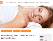 Tablet Screenshot of berlinbeauty.de